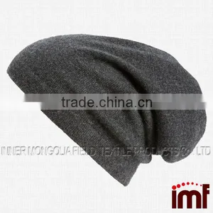 Oversized Wholesale Cashmere Baggy Beanie Hats thumbnail-1