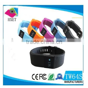 Smart Wristband With Continuous Heart Rate Monitoring and Activity Fitness Tracker,Bluetooth Sport Smart Bracelet Watch Tw64 thumbnail-1
