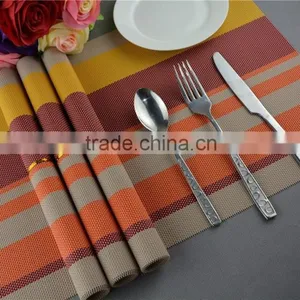Manufacturers Selling Fashion Color Heat Insulation Pad High-grade Table Mat PVC Coasters Placemat Commodity thumbnail-5