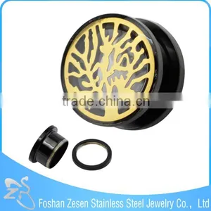 TP011440 Latest Fashion Black Plated Teenage Extender Ears Piercing Jewelry thumbnail-4