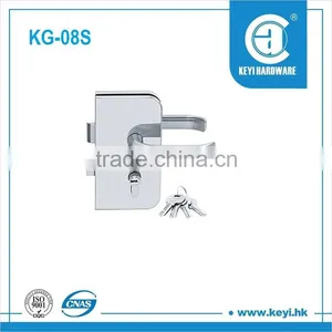 KG-08S High Quality Commercial Glass Door Lock/single Side Lock thumbnail-1