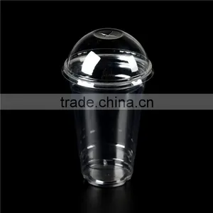 PET Transparent Disposable Plastic Cup With Cover Quality Choice thumbnail-6