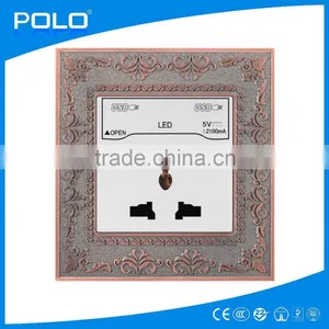 High Quality New Design Hot Sale Usb Socket Wall Europe Usb Wall Socket eu Usb Wall thumbnail-2