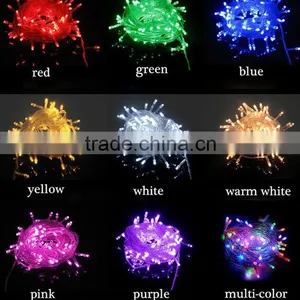 110V 220V Colorful Christmas Led Lighting 10m 100 Leds for Holiday/Party/Wedding/Decoration Blue/Green/White/Red/RGB/Yellow/Purp thumbnail-2