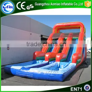 0.55mm PVC Giant Inflatable Floating Water Slide,used Water Park Slide Supplier's Choice thumbnail-5