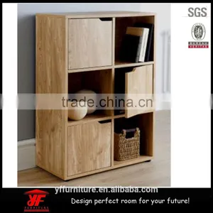 Oak Wood Shelf Shelving Books Toys Living Room Storage Unit thumbnail-1