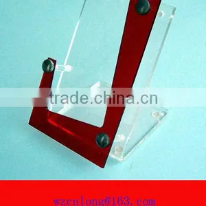 Acrylic Standing Plate Holder Clear Acrylic Giant and Deep Bowl Stand thumbnail-1