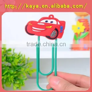 Cute Soft PVC Cartoon 2d Rubber Book Clip for Stationery Gifts thumbnail-1