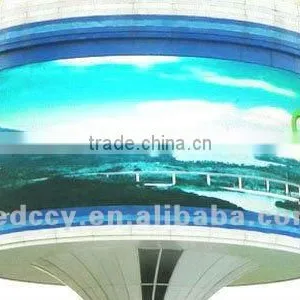 360 Degree Viewing Angle P20mm Column Shaped Advertising Led Screen thumbnail-1