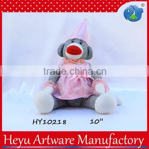 Wholesale Plush Monkey Names Pink Skirt Monkey Indoor Christmas Decoration thumbnail-1