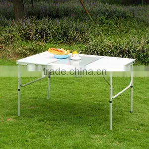 Korea Brushed Silver Handy Garden Folding Table thumbnail-1