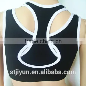 Shantou Factory Cheap Price Black Running Women Seamless Ladies Sports Bra thumbnail-2