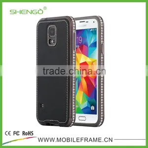 Premium Wholesale Leather Cover for Samsung S5 With Retail Packaging thumbnail-3