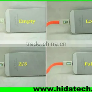 Luminous Mobile Phone USB Cable for IPhone 6 Displaying Charging Capacity With Battery Sign thumbnail-4