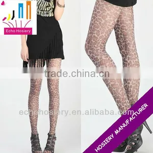Lady New Printing Tights With Leopard Printing Sexy Pantyhose thumbnail-1