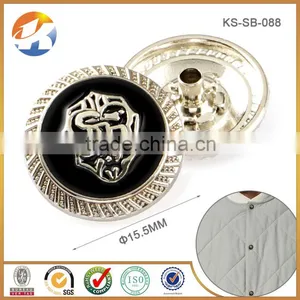 Wholesale Decorative Metal Snap Button Jewelry Covers For Clothing Quality Choice thumbnail-1