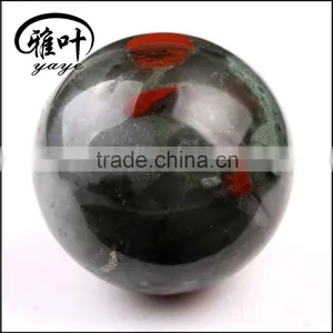 Natural African Blood Stone 50mm Round Sphere Ball thumbnail-3