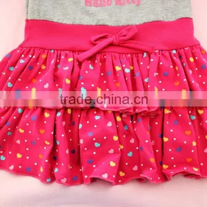 Baby Girl Summer Skirt Cotton Baby Kitty Dress thumbnail-4