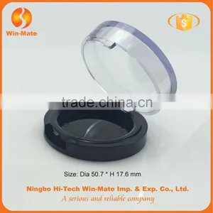 Cosmtic Powder Case With Transparent Lid Round Blush Containe thumbnail-3