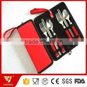 Wholesale Easy to Carry 6 Pcs Dinnerware Set With Plastic Handle in Foldable Nylon Bag thumbnail-3