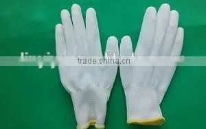 2015 Hot Sell! PU Coated Palm Nylon Gloves thumbnail-1