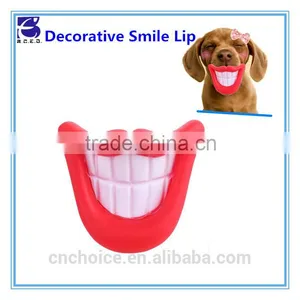 Decorative Smile Lip Dog Chew Toy PET Dog Toy thumbnail-1