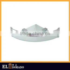 China Supplier Brass Toilet Accessories Bathroom Shelf Bathroom Glass Shelf thumbnail-1
