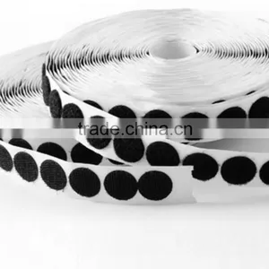 Self Adhesive HOOK AND LOOP SELF ADHESIVE Backed COINS DOTS CIRCLES 15MM *40pcs thumbnail-2