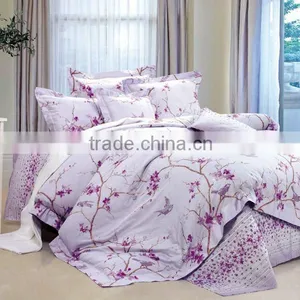 60s 300 Thread Satin,100% Cotton Bedding,king Bedding thumbnail-1