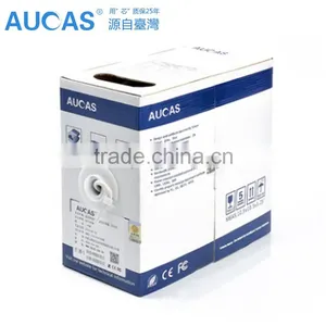 Best Selling 305m 100m ROHS Computer Outdoor UTP White Cat5e Ethernet Cable thumbnail-1