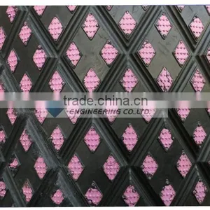 95% Alumina Ceramic Tile Embeded Wear and Tear Resistant Pulley Lagging thumbnail-4