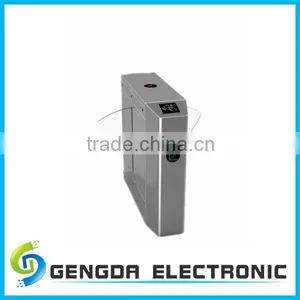 304 Stainless Steel RS485 High Sensitive Access Control Retractable Flap Barrier Turnstile Mechanism thumbnail-2
