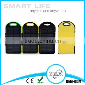 Easy Portable Colorful Newest Waterproof Solar Power Bank With Hook thumbnail-3