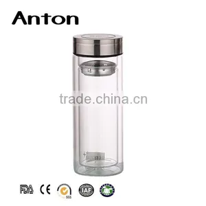 500ml Double Wall Borosilicate Infusion Glass Bottle Infusion Bottles thumbnail-1