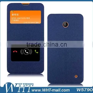 Luxury Flip Cover Case for Nokia Lumia 530, PU Leather for Nokia Lumia 530 Case With Window thumbnail-1