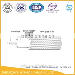 UL 3122 Fiberglass Braid Silicone Rubber Heat Resisting Cable/Wire thumbnail-2