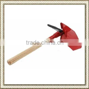 Folding Steel Shovel With Wooden Handle thumbnail-1