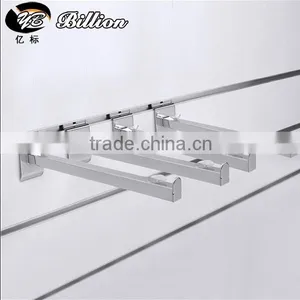 Hot Sale Metal Slatwall Hook Retail Slatwall Bracket Fitting for Glass thumbnail-3