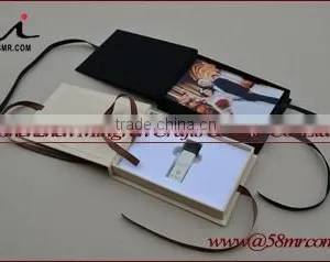 Foldable Fabric Special Paper USB Photo Stroage Gift Box thumbnail-3