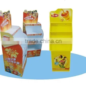 POP Pos Food Cardboard Floor Display Racks,Cardboard Pallet Display Stand thumbnail-1