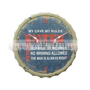 Promotional High-End Handmade Cheaper Price Iron Paper Design Clock thumbnail-2