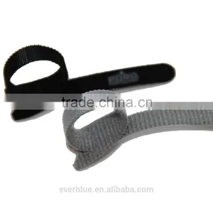 Hook and Loop Computer Cable Tie With Logo Quality Choice thumbnail-2