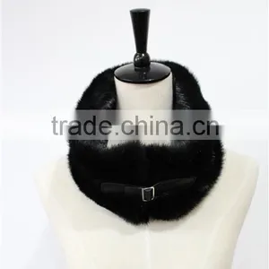 2015 Winter Fashion Women Warm Fake Fur Infinity Scarf/Fake Fur Shawl thumbnail-2