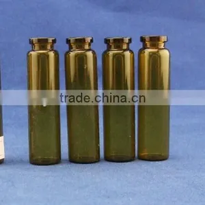 ISO 15ml Amber and Clear Glass Vial thumbnail-2