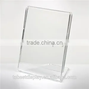 Handmade Excellent L Shaped Clear Acrylic a4 Paper Holder/acrylic Menu Stand/acrylic Label Holders thumbnail-4