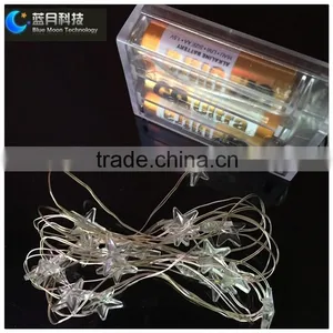 Red Heart Shape Battery Powered Led String Light thumbnail-4