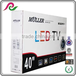 Folding Corrugated Carton Paper Box With Printing for LDE TV Packing thumbnail-1