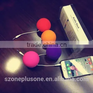 Mini Portable Speaker Ballon Speaker for IPhone/Samsung With Soft Sponge thumbnail-1