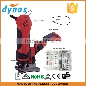 2015 New Design Red Color 550W Multi-function Electric Router & Grinder thumbnail-2