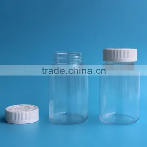 200ml PET Plastic Wide Mouth Transparent Medicine Pharmaceutical Packaging Bottle ,200cc Pill Bottle With Child-proof Cap Quality Choice thumbnail-2